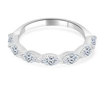 Wedding Bands Wedding Rings in White Gold containing Diamond 411812