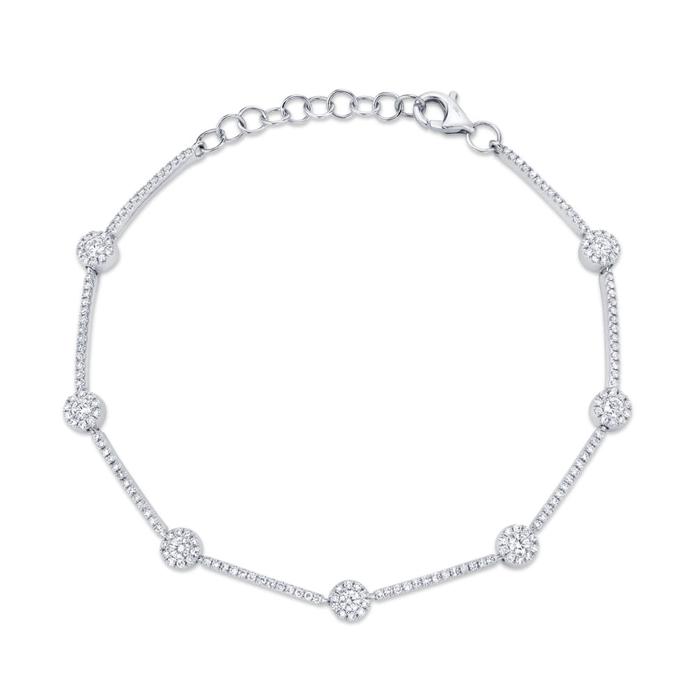 Bracelets Bracelets in White Gold containing Diamond 411894