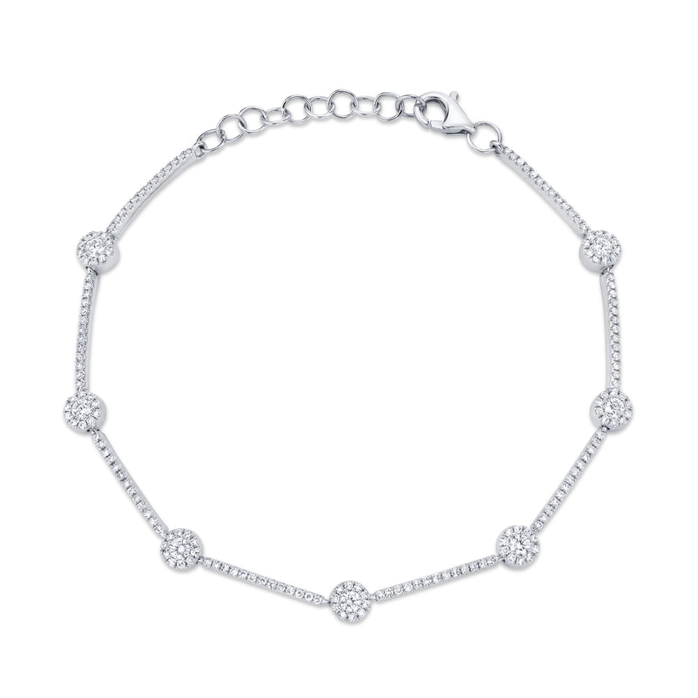 Bracelets Bracelets in White Gold containing Diamond 411894