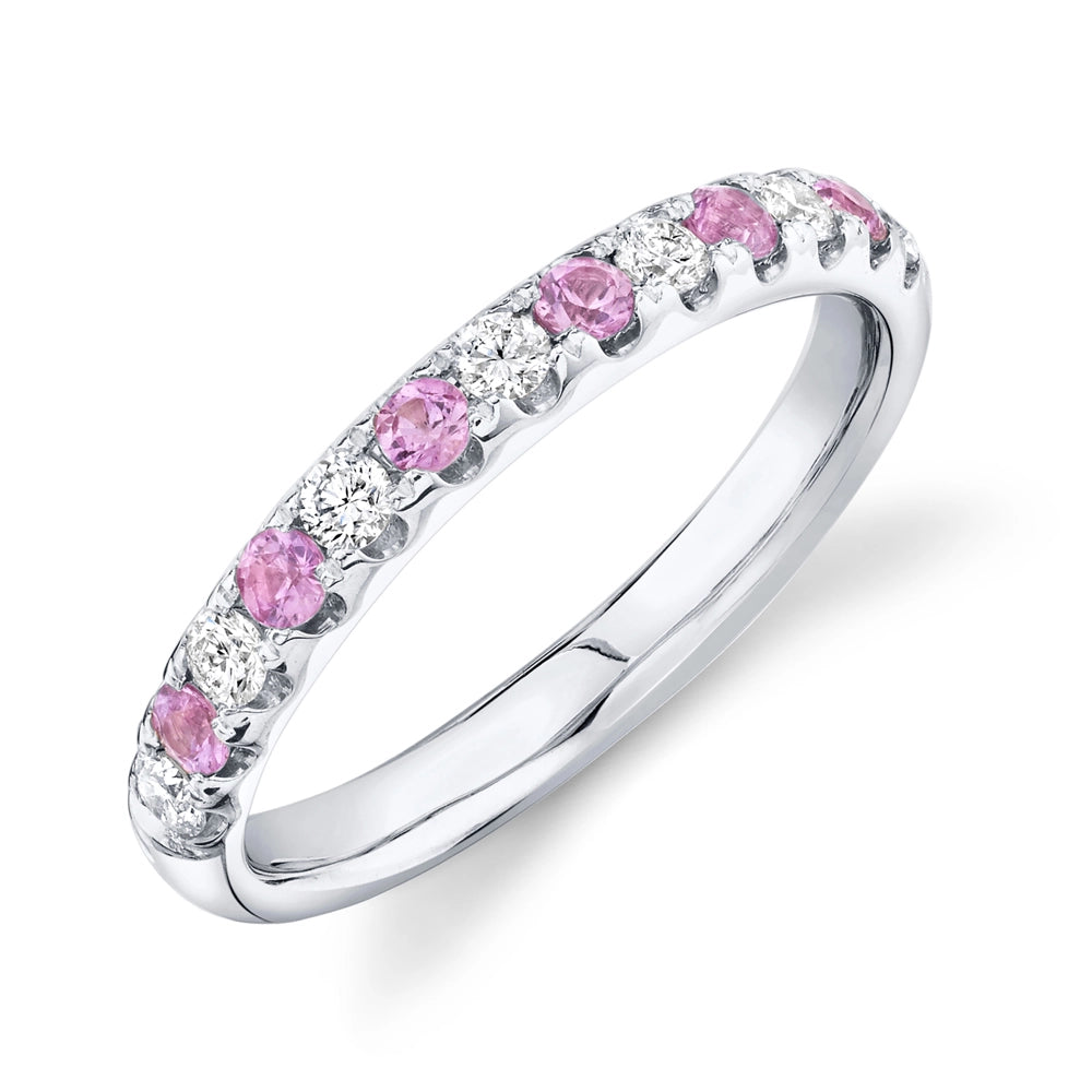 Wedding Bands Rings in White Gold containing Other, Multi-gemstone, Diamond, Sapphire 411897