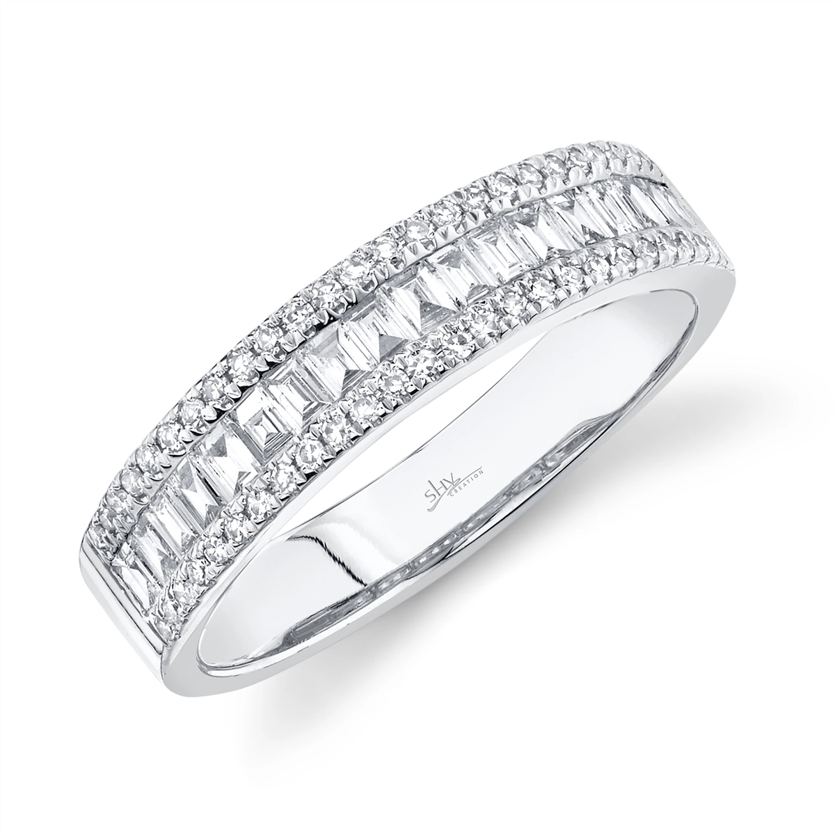 Wedding Bands Rings in White Gold containing Diamond 411905