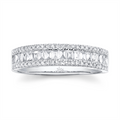 Wedding Bands Rings in White Gold containing Diamond 411905