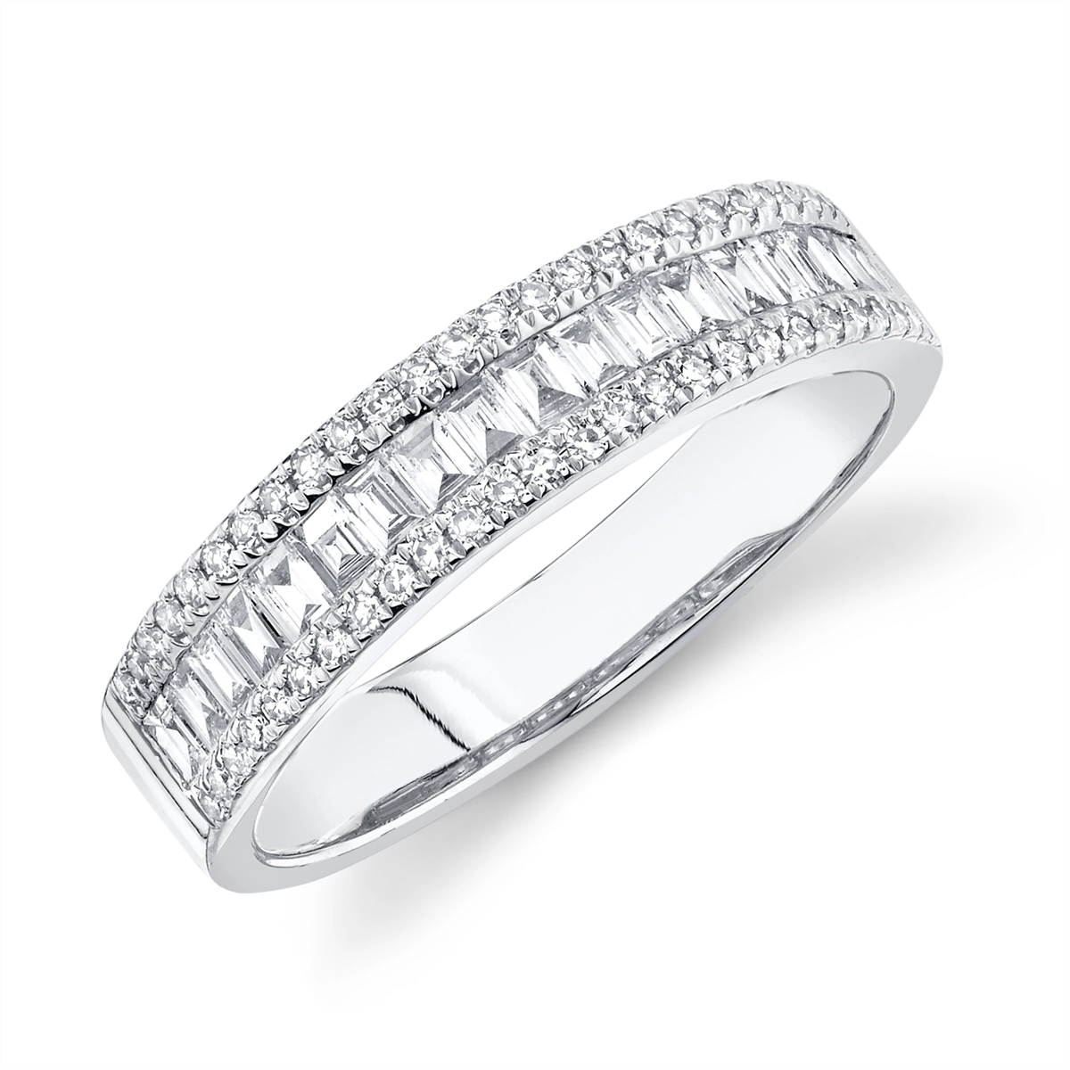 Wedding Bands Rings in White Gold containing Diamond 411905