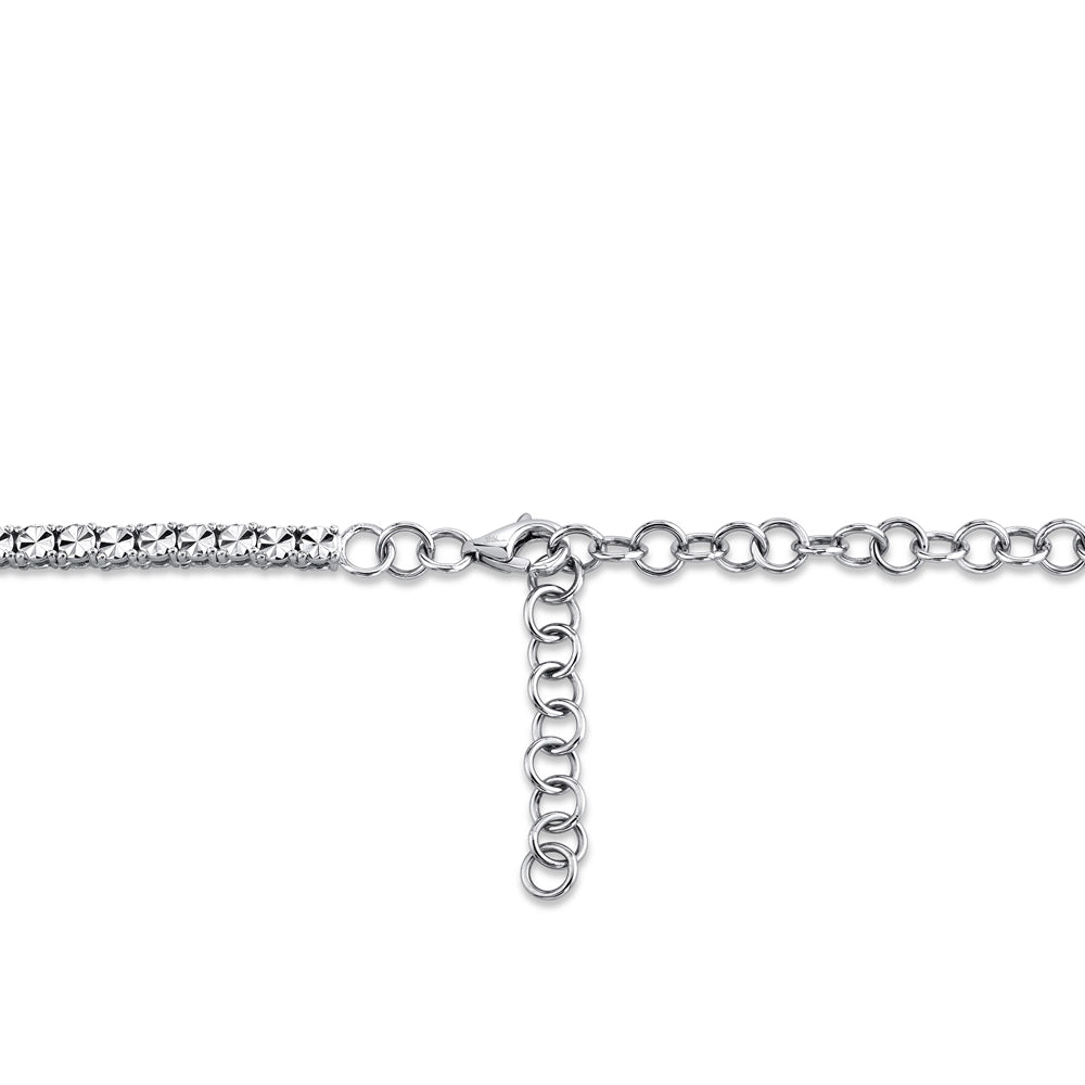 Necklaces Necklaces in White Gold containing Diamond 411914