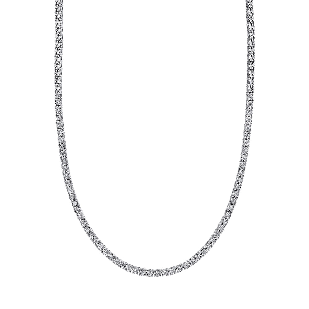 Necklaces Necklaces in White Gold containing Diamond 411914