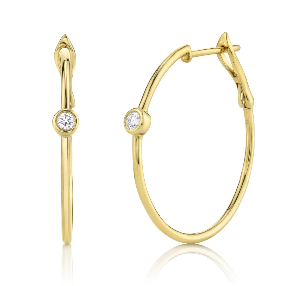 Earrings Earrings in Yellow Gold containing Diamond 411915