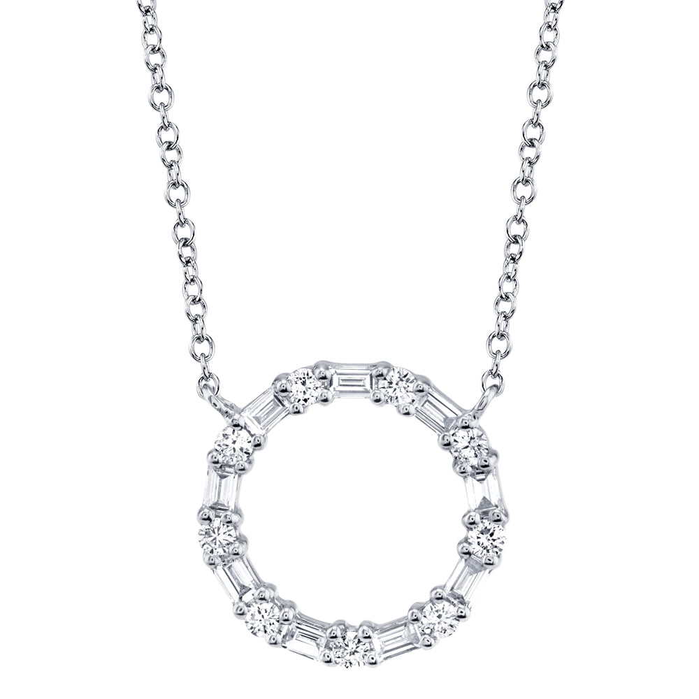 Necklaces Necklaces in White Gold containing Diamond 411925