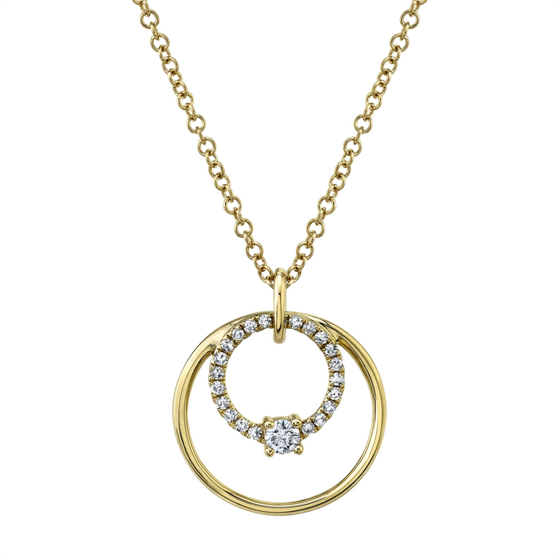 Necklaces Necklaces in Yellow Gold containing Diamond 411926