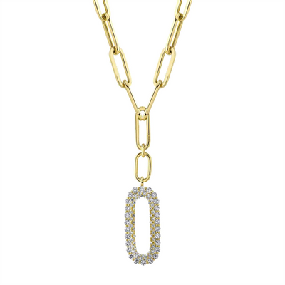 csv_image Necklaces Necklace in Yellow Gold containing Diamond 411968