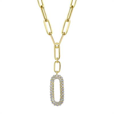 Necklaces Necklaces in Yellow Gold containing Diamond 411968
