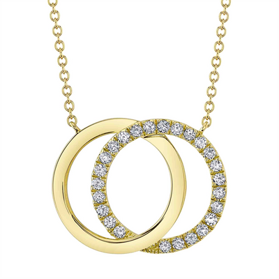 Necklaces Necklaces in Yellow Gold containing Diamond 411971