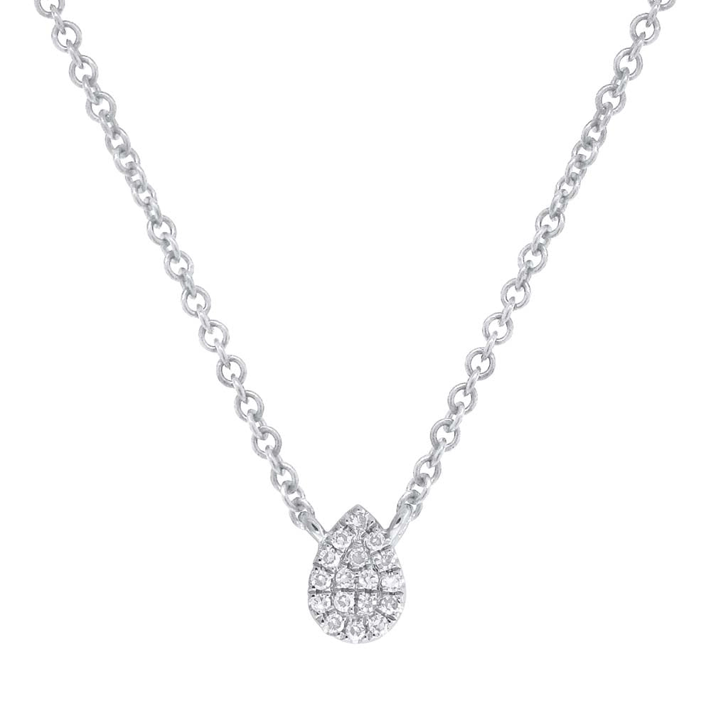 Necklaces Necklaces in White Gold containing Diamond 411987