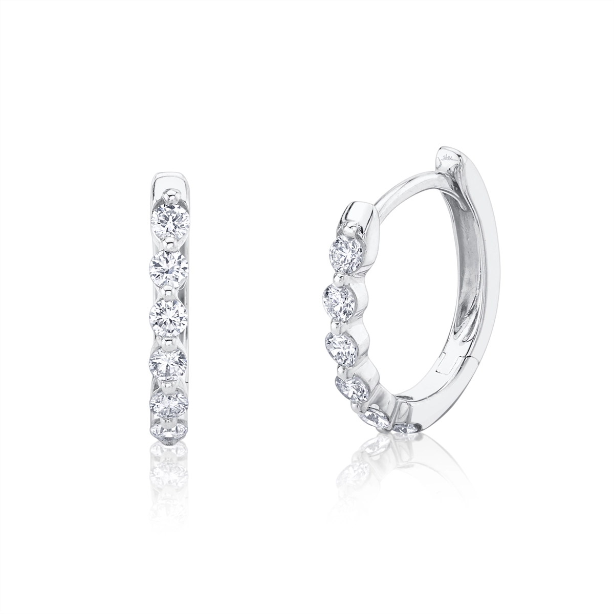 Earrings Earrings in White Gold containing Diamond 412005