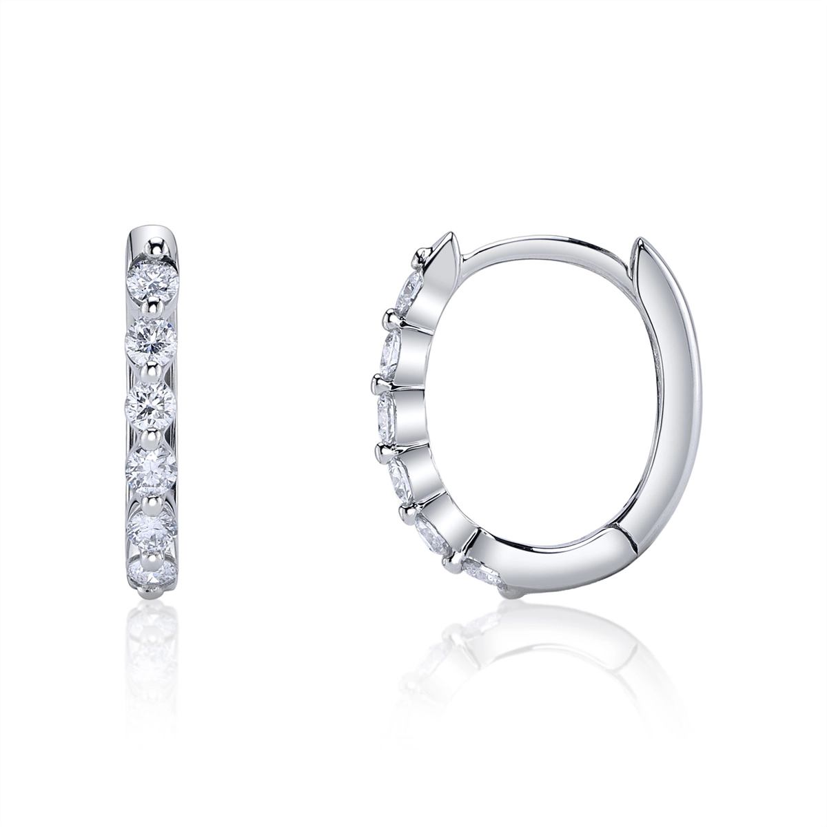 Earrings Earrings in White Gold containing Diamond 412005