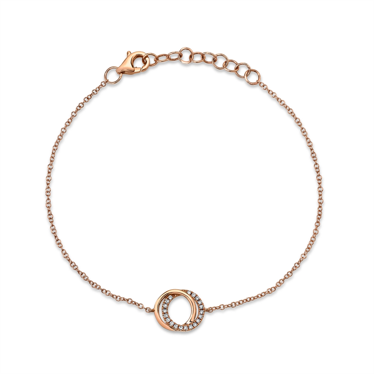 Bracelets Bracelets in Rose Gold containing Diamond 412023