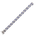 Bracelets Bracelets in White Gold containing Multi-gemstone, Diamond, Sapphire 412041