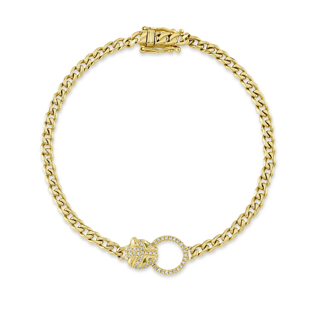 Bracelets Bracelets in Yellow Gold containing Multi-gemstone, Diamond, Emerald 412042