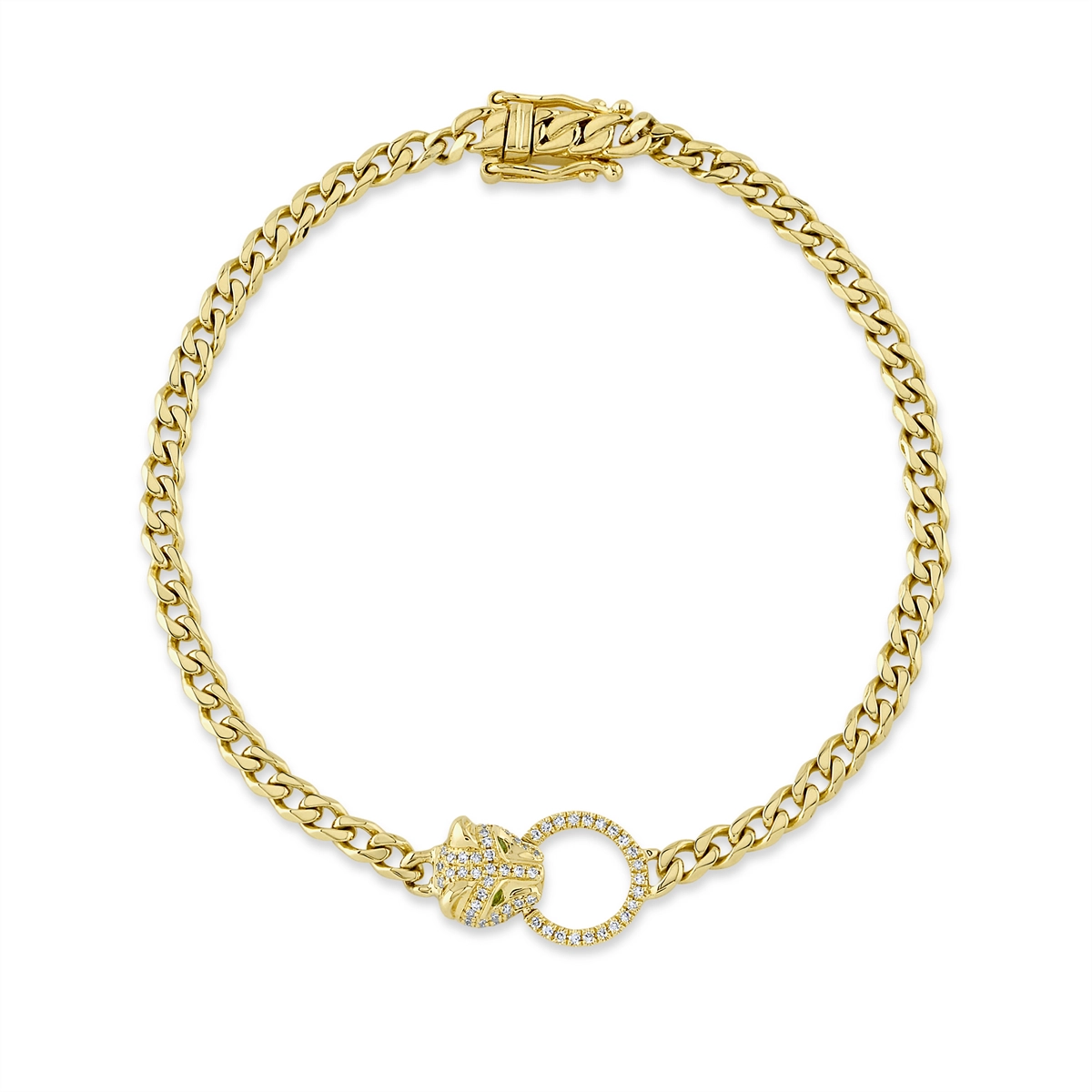 Bracelets Bracelets in Yellow Gold containing Multi-gemstone, Diamond, Emerald 412042
