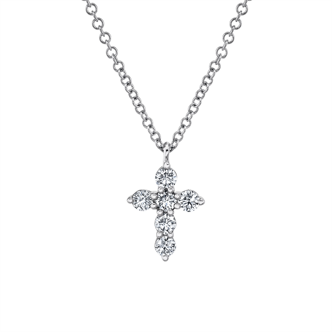 Necklaces Necklaces in White Gold containing Diamond 412064