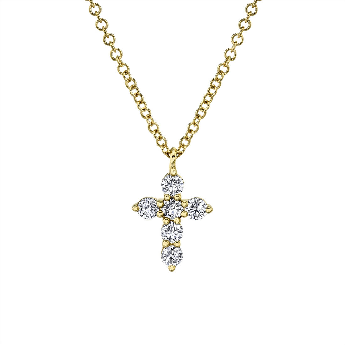 Necklaces Necklaces in Yellow Gold containing Diamond 412065