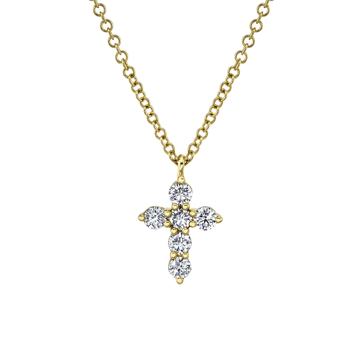 Necklaces Necklaces in Yellow Gold containing Diamond 412065