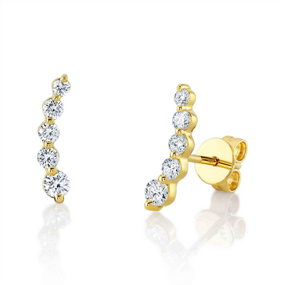 Earrings Earrings in Yellow Gold containing Diamond 412068