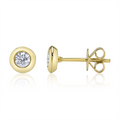 Earrings Earrings in Yellow Gold containing Diamond 412071