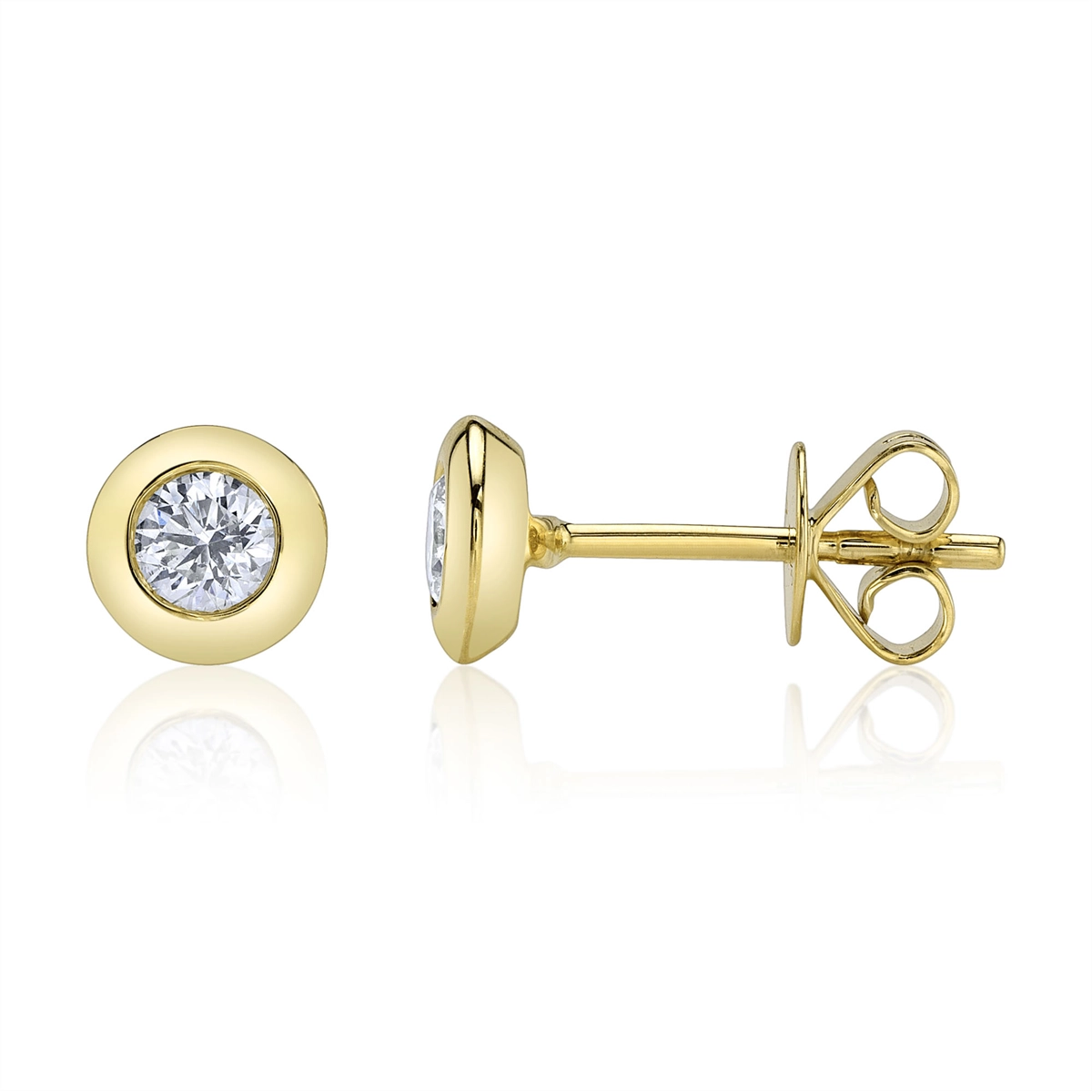 Earrings Earrings in Yellow Gold containing Diamond 412071