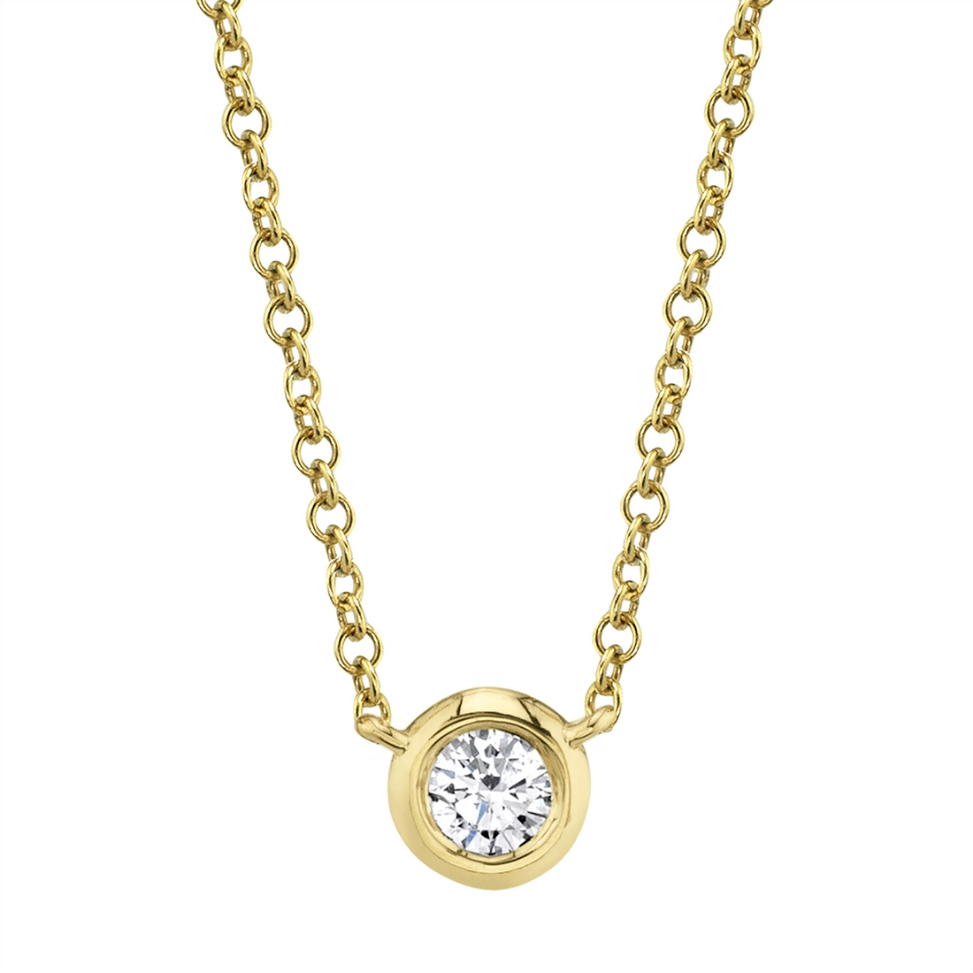 Necklaces Necklaces in Yellow Gold containing Diamond 412073