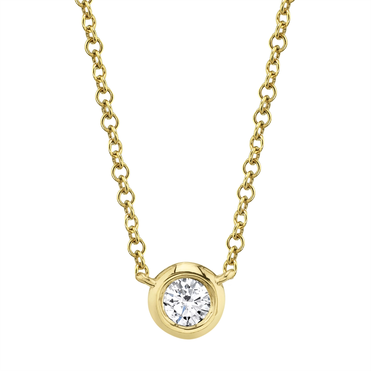 Necklaces Necklaces in Yellow Gold containing Diamond 412073