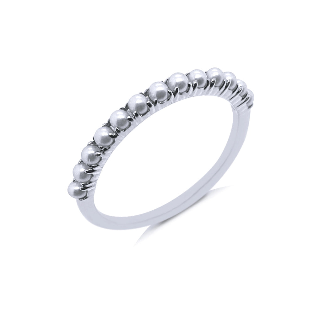Rings Rings in White Gold containing Pearl 412099