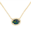 Necklaces Necklaces in Yellow Gold containing Opal, Multi-gemstone, Diamond 412104