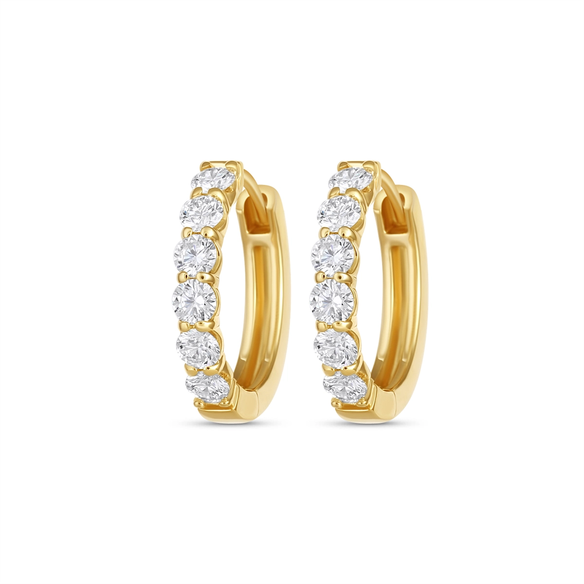 Earrings Earrings in Yellow Gold containing Diamond 412124