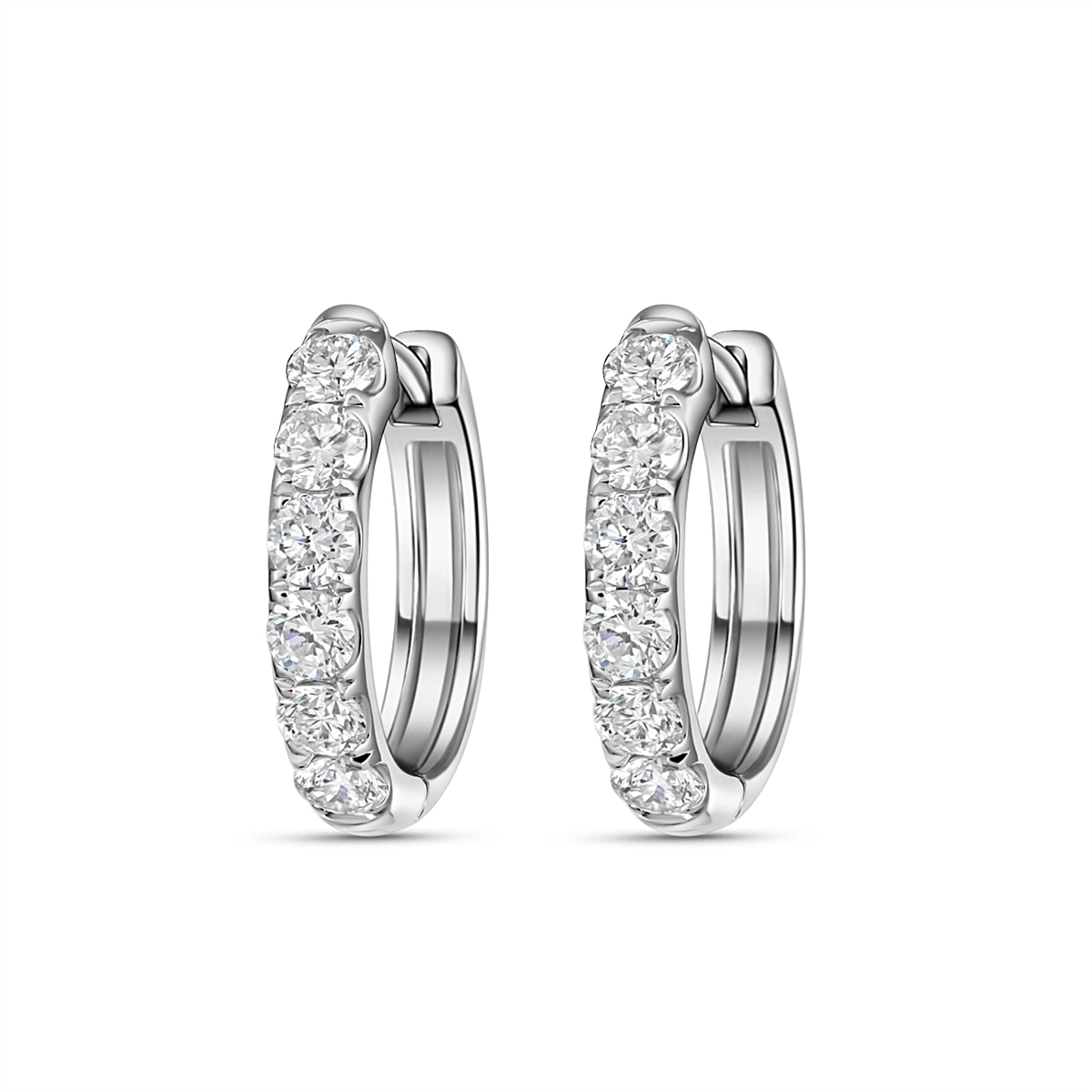 Earrings Earrings in White Gold containing Diamond 412204