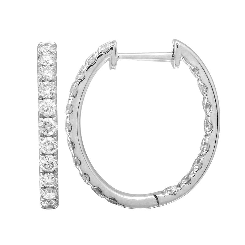 Earrings Earrings in White Gold containing Diamond 412210