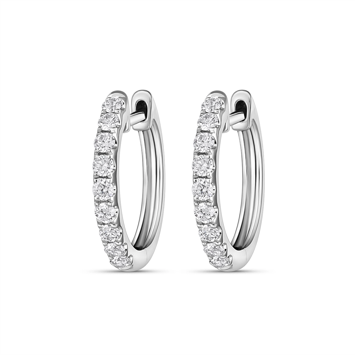 Earrings Earrings in White Gold containing Diamond 412227