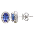 Earrings Earrings in White Gold containing Tanzanite, Multi-gemstone, Diamond 412238
