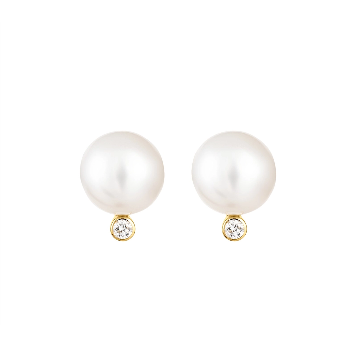 Earrings Earrings in Yellow Gold containing Multi-gemstone, Diamond, Pearl 412248