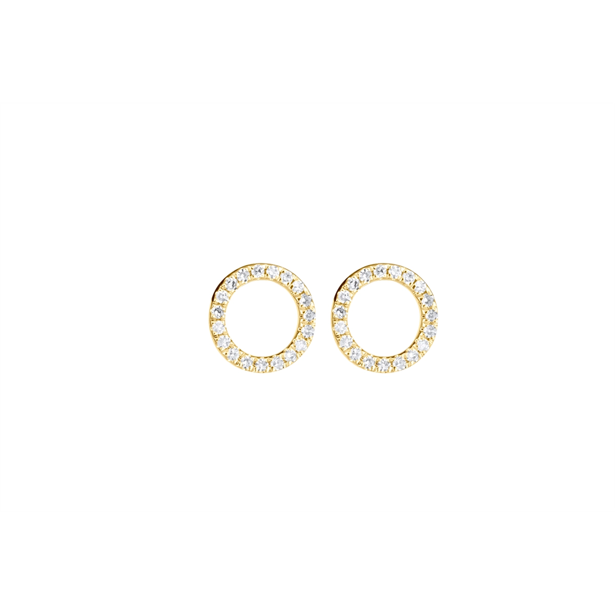 Earrings Earrings in Yellow Gold containing Diamond 412249