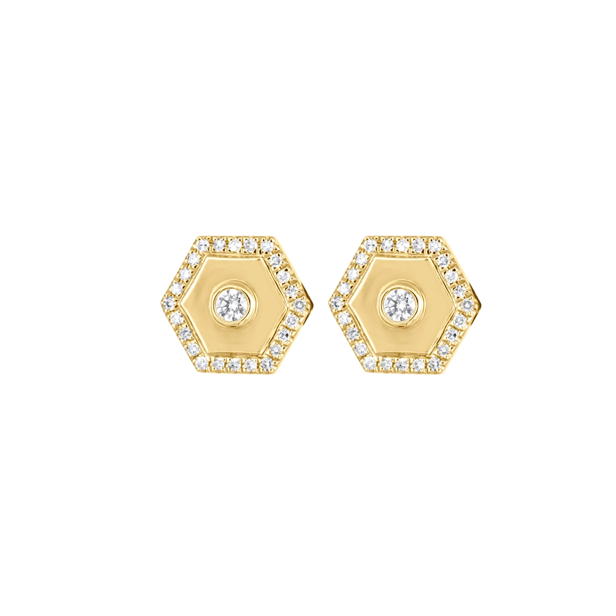 Earrings Earrings in Yellow Gold containing Diamond 412253