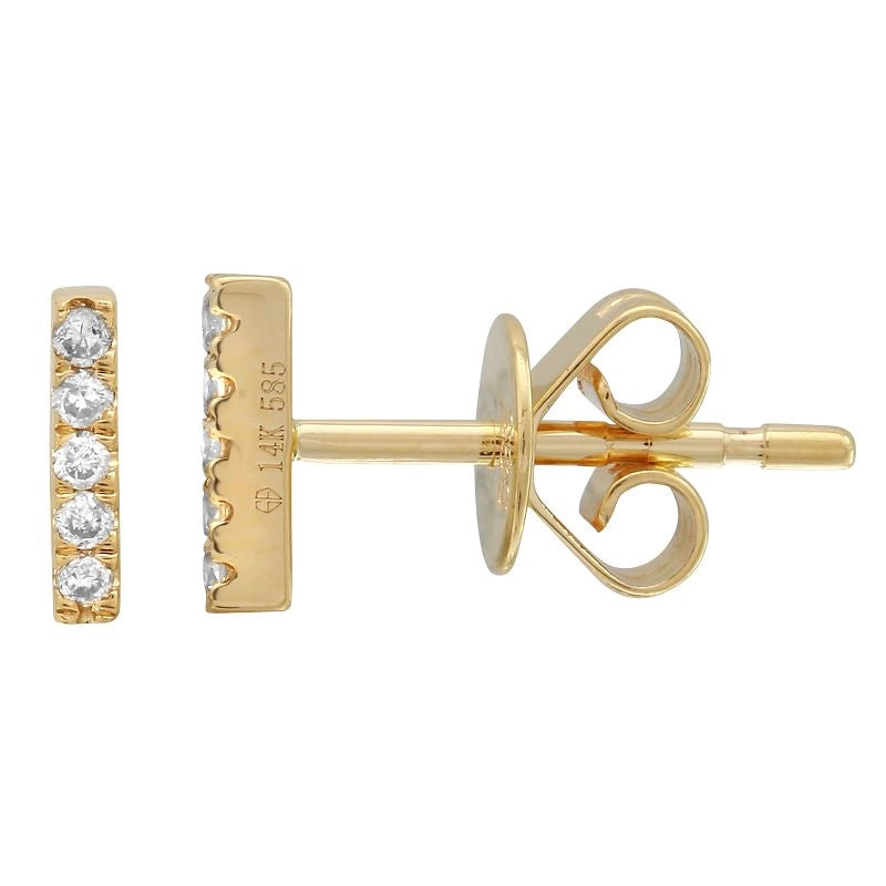 Earrings Earrings in Yellow Gold containing Diamond 412255