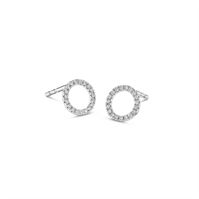 Earrings Earrings in White Gold containing Diamond 412271