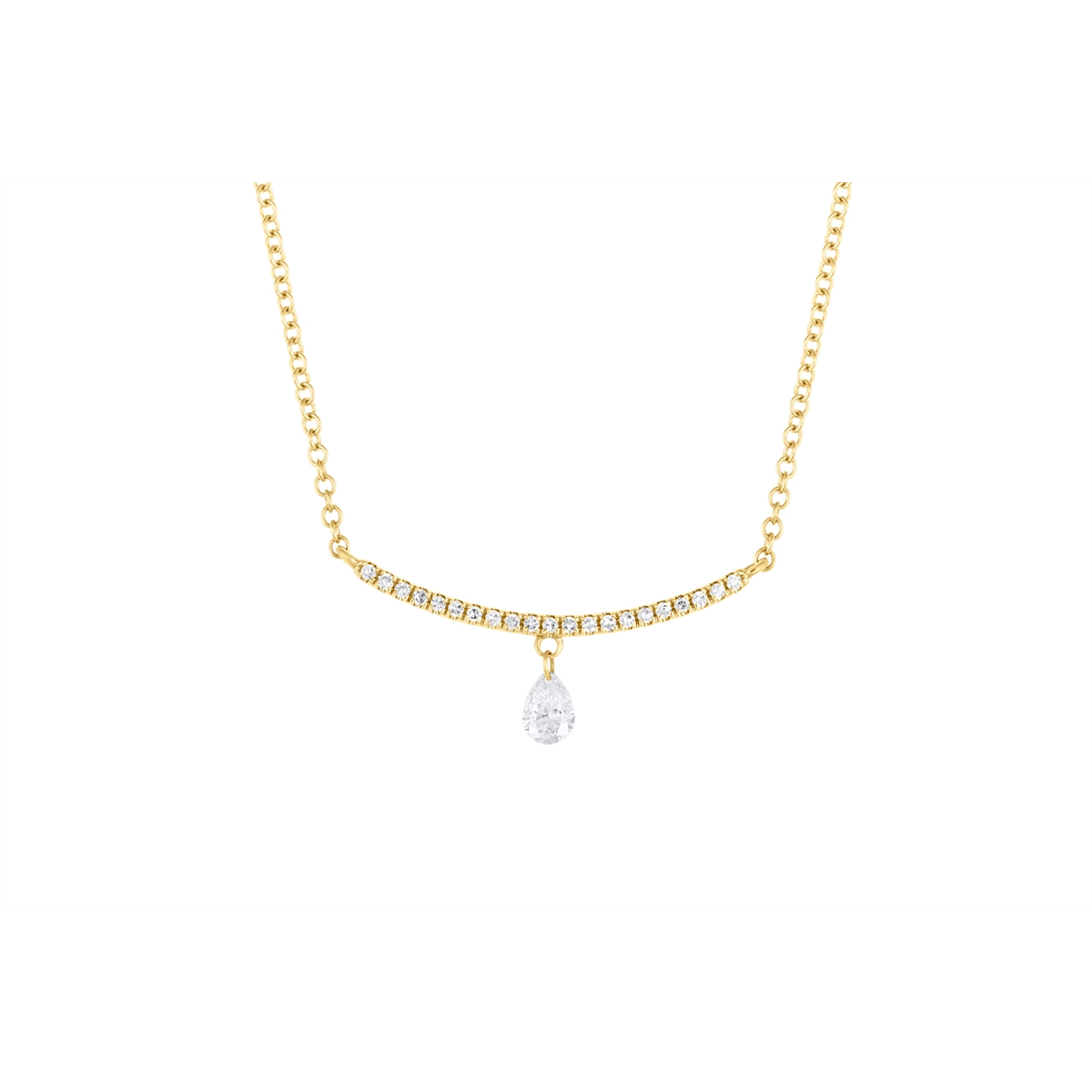Necklaces Necklaces in Yellow Gold containing Diamond 412286