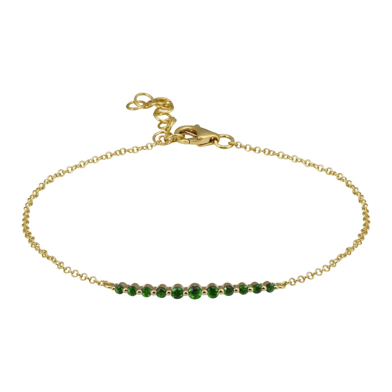 Bracelets Bracelets in Yellow Gold containing Emerald 412297