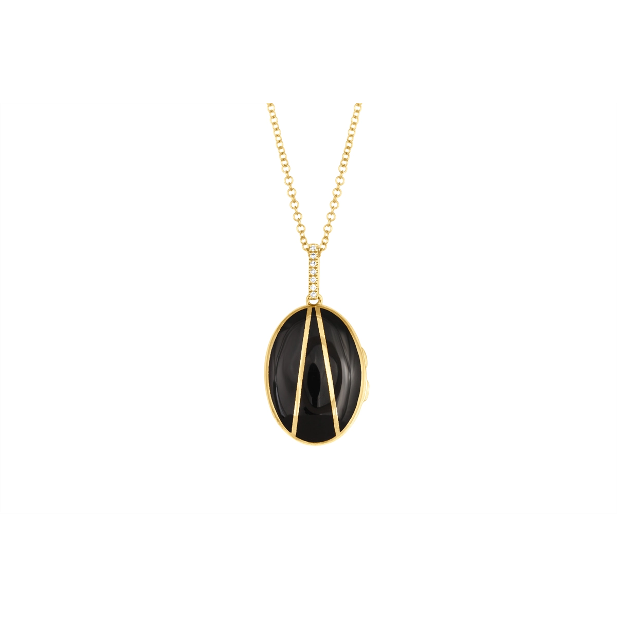 Necklaces Necklaces in Yellow Gold containing Other, Multi-gemstone, Diamond 412307