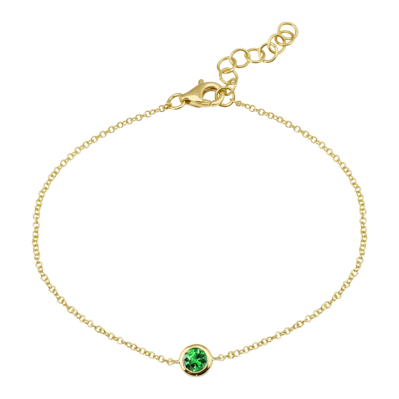 Bracelets Bracelets in Yellow Gold containing Emerald 412316