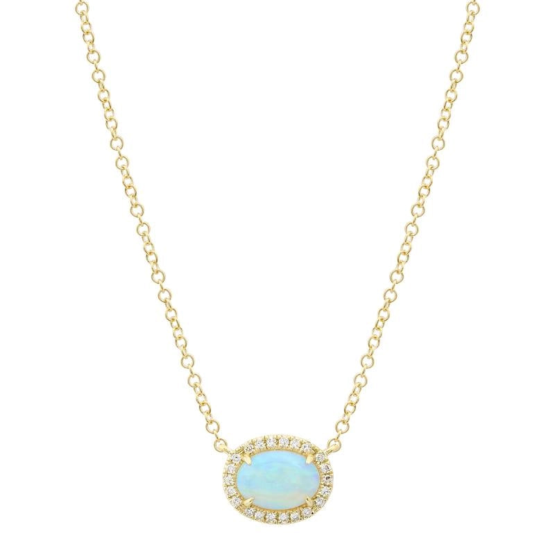 Necklaces Necklaces in Yellow Gold containing Opal, Multi-gemstone, Diamond 412320