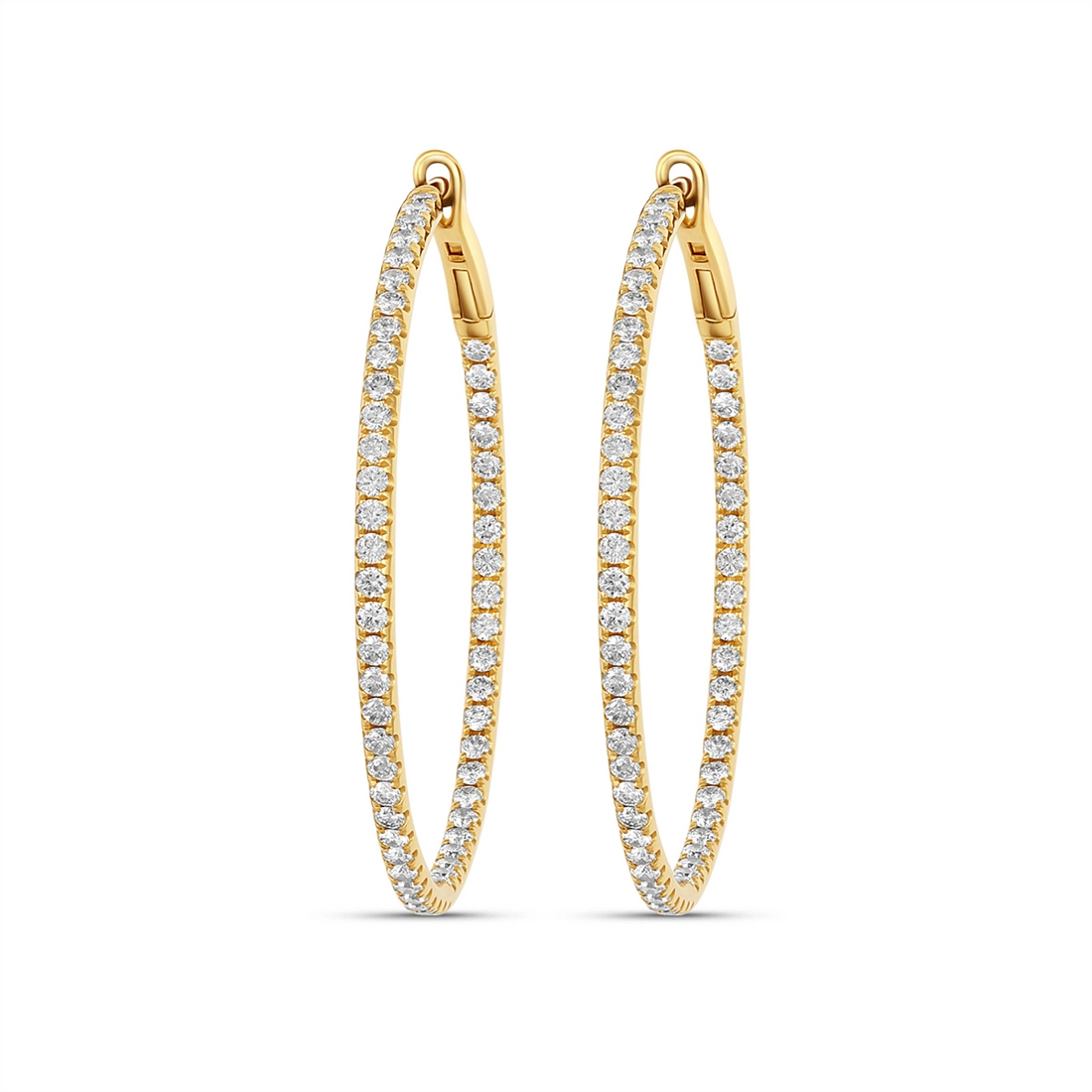 Earrings Earrings in Yellow Gold containing Diamond 412348
