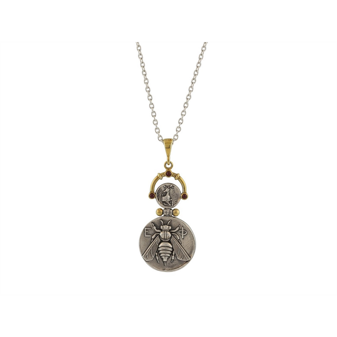 Gurhan Necklaces in Mixed Metals containing Ruby GUN-SS-RU-1273