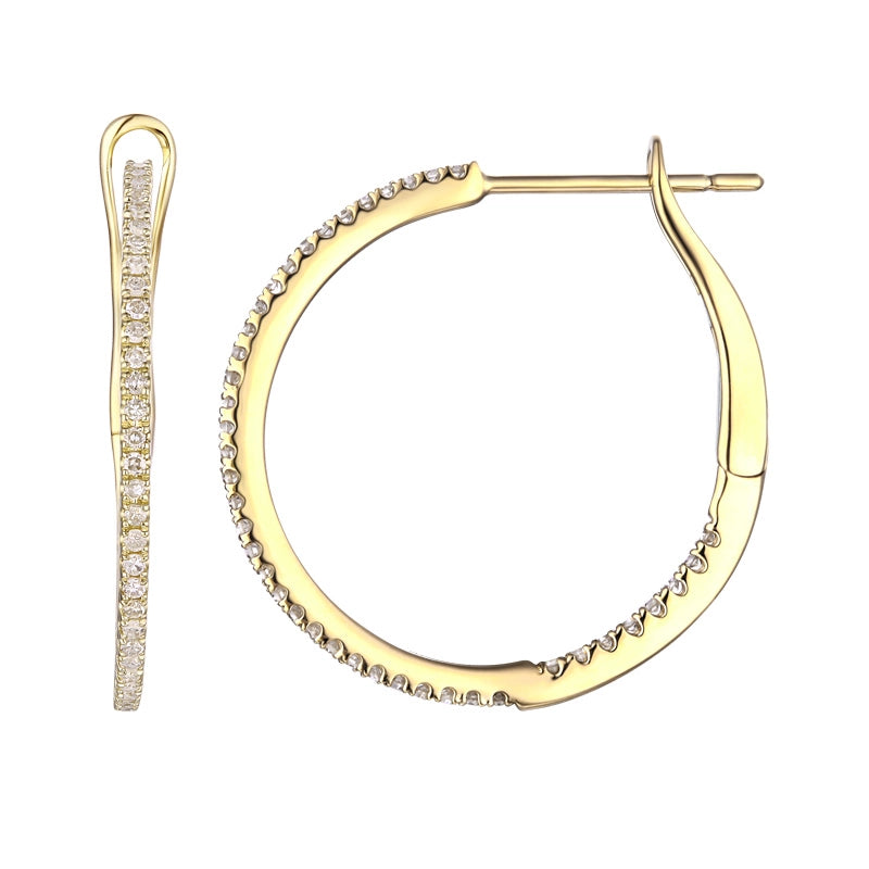 Earrings Earrings in Yellow Gold containing Diamond 412427